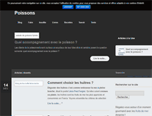 Tablet Screenshot of chezmonpoissonnier.fr